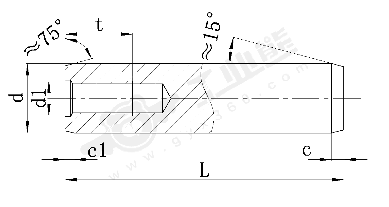 【GB/T120.1-2000 内螺纹圆柱销 不淬硬钢和奥氏体不锈钢】标准下载查询,3D图纸选型 - 工业熊